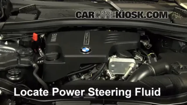 2014 BMW X1 xDrive28i 2.0L 4 Cyl. Turbo Power Steering Fluid Add Fluid